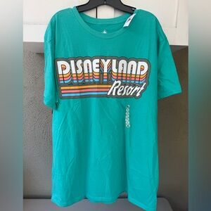 NWT  Disneyland teal Size XXL